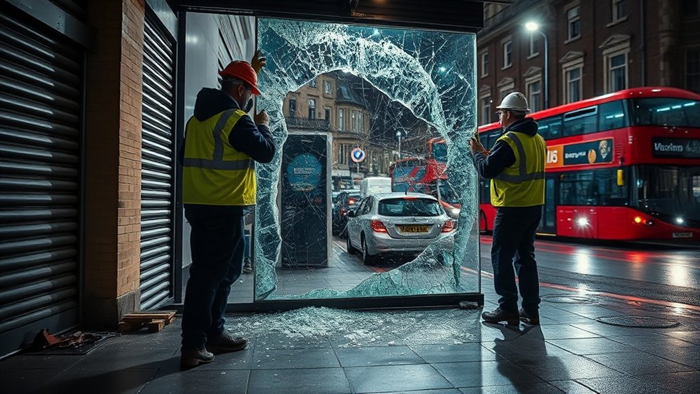 Emergency Shop Front Repair Leyton