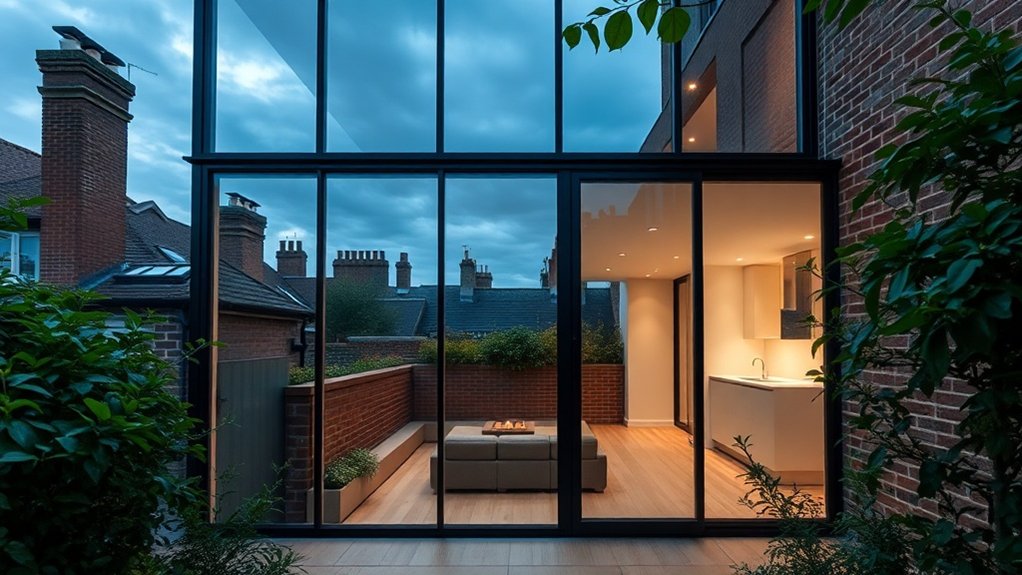 Glass Extension Walls Leyton