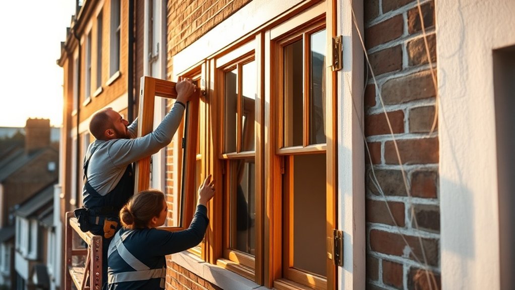 Wooden Window Installation Leyton